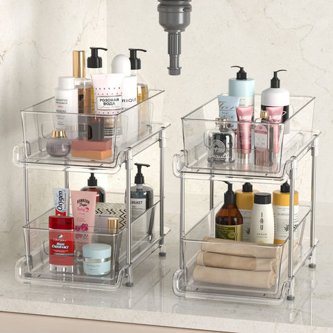 HIHEGD anti-slip feet keep the organizer steady during use