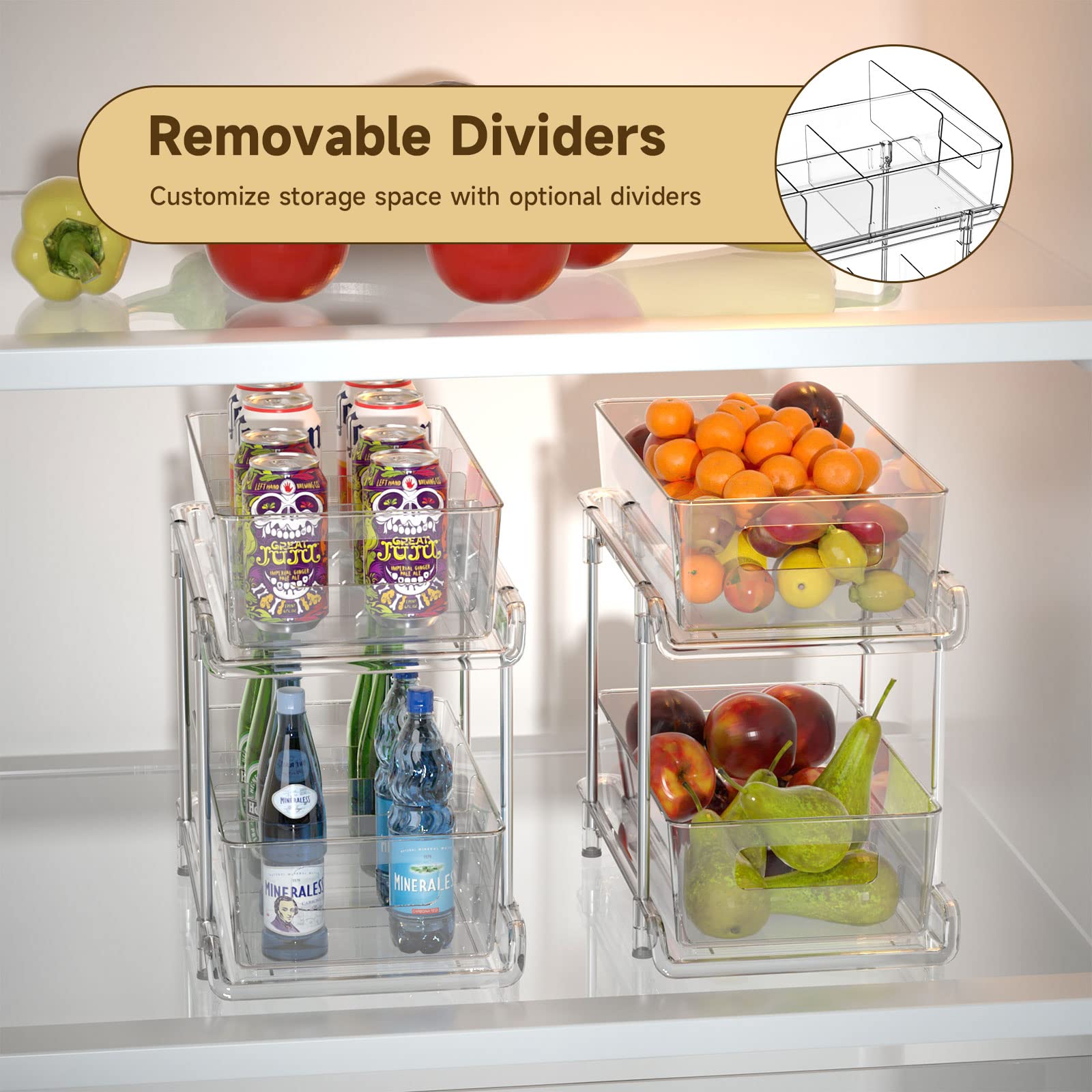 HIHEGD versatile storage for bathroom, kitchen, and pantry needs