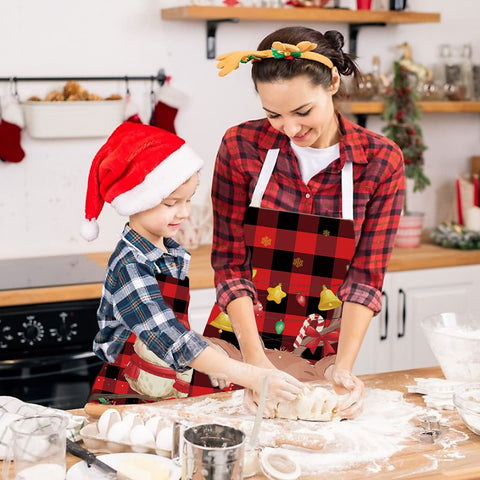 HIIXHC machine-washable kitchen apron simplifies post-cook cleanup.