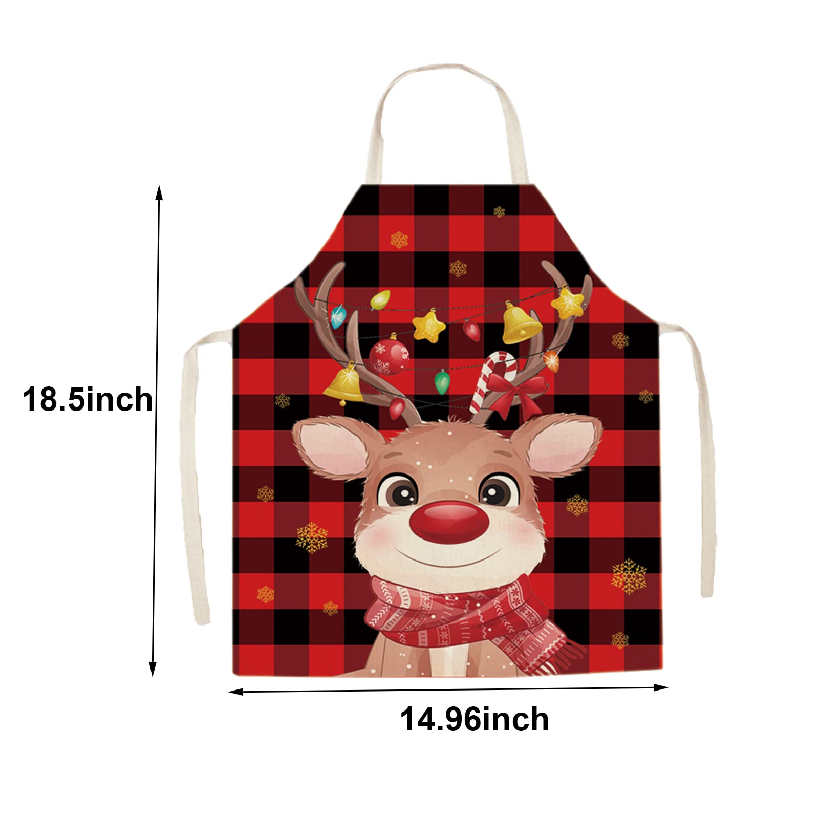HIIXHC multi-style Christmas aprons offer versatile looks for gatherings.