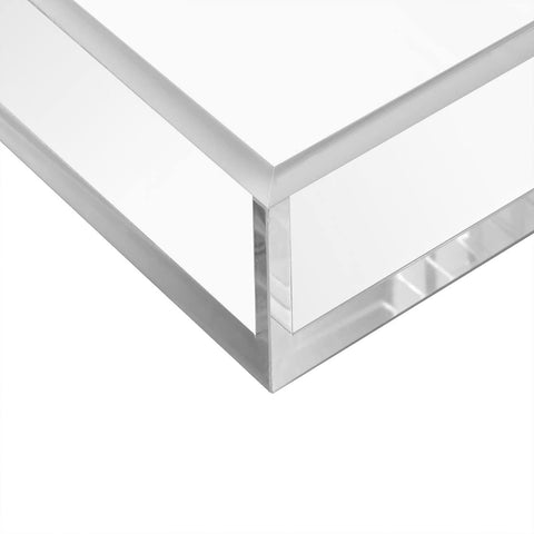 HIIMIEI edge-polished acrylic napkin holder feels smooth and safe to touch