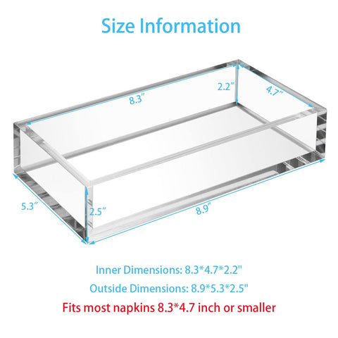 HIIMIEI napkin holder with napkins inside keeps a tidy, ready-to-use setup
