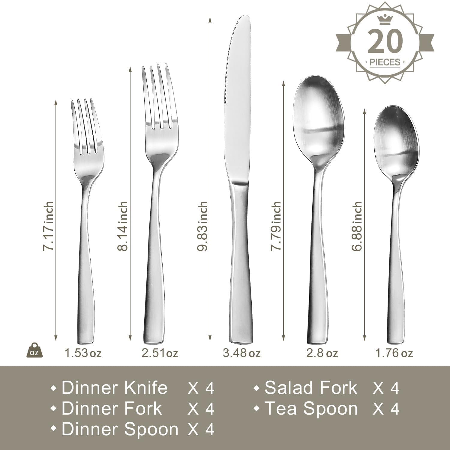 HIKAA dinner spoon highlighting comfortable grip and smooth scooping