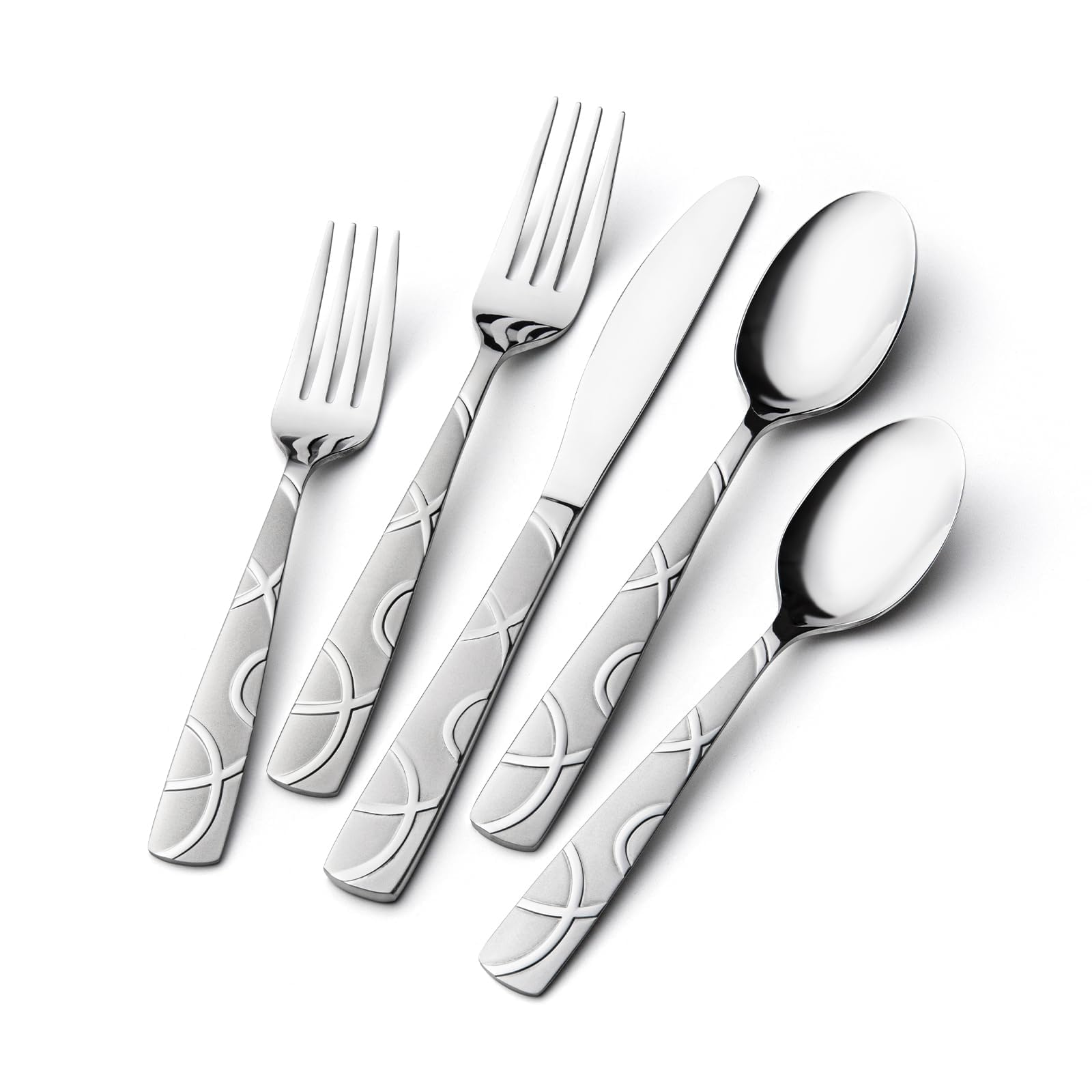 HIKAA silverware knives with mirror polish for elegant dining