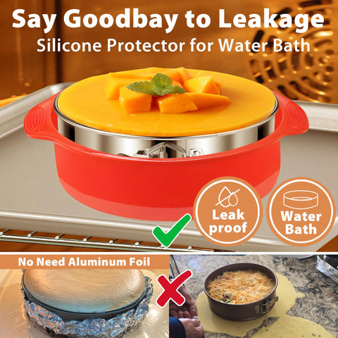 Hikolvol removable bottom design simplifies cake removal without damage.