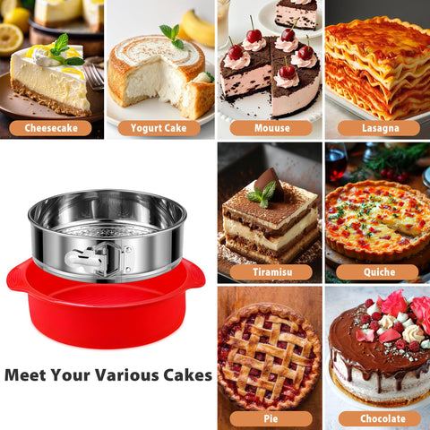 Hikolvol rust-proof nonstick surface offers long-lasting usability and easy release.