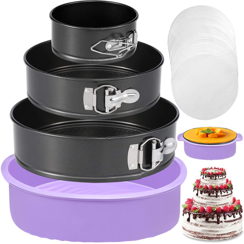 Hikolvol 4-inch cheesecake pan offers clean release for precise baking.
