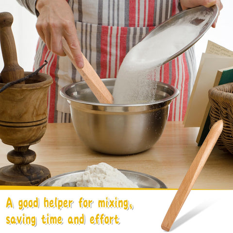  Hillban irregular-design spurtle with round and flat ends for versatility