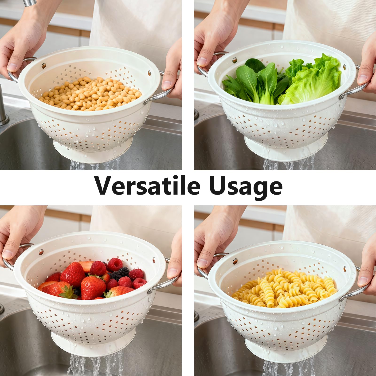 Hillbond colander dishwasher safe for easy cleanup after meals