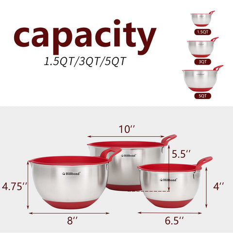 Hillbond bowls are dishwasher safe and freezer safe for flexible use.