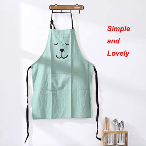HILLHOME kid apron small size closeup helps kids in the kitchen