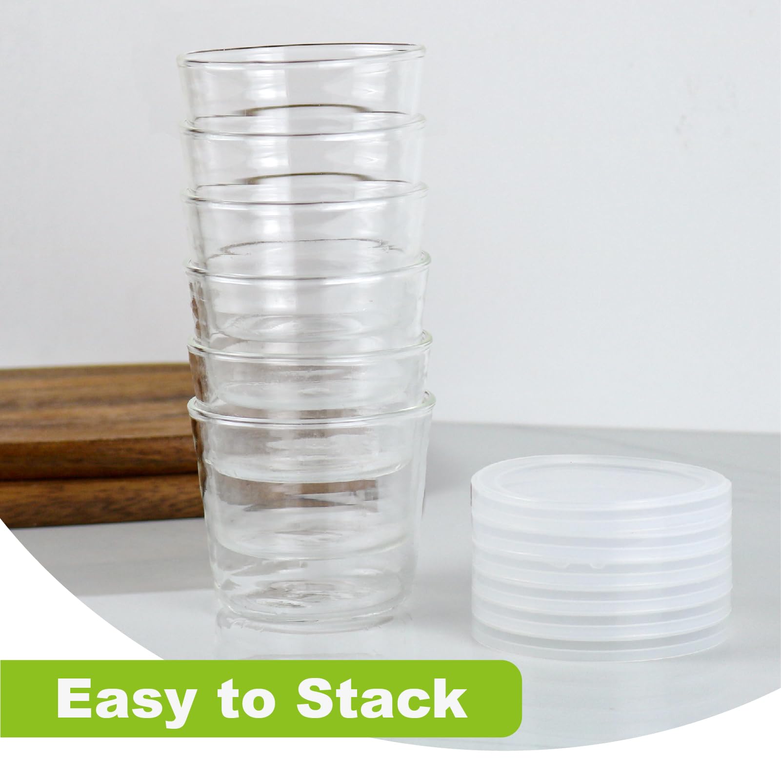 HillSpring six-pack bowls measure 2.75 inches wide by 2.55 inches high, 6.8 oz each.