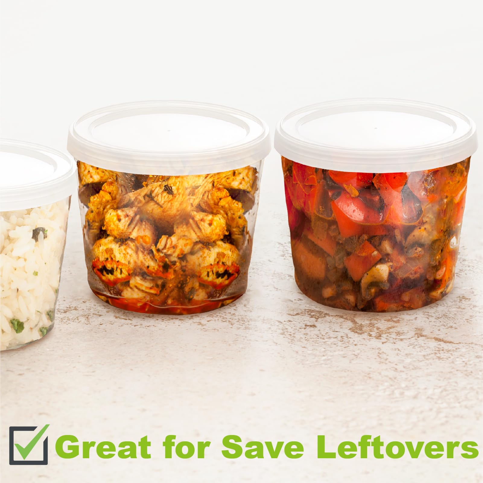 HillSpring stackable bowls save cabinet space and simplify storage.