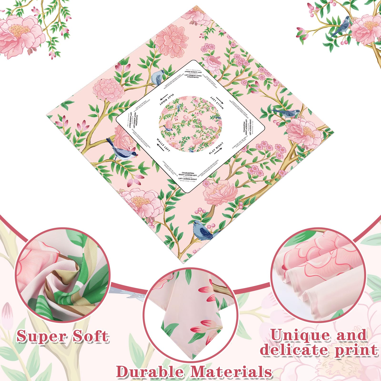 Hillsuren Bird floral pattern adds cultural charm to any game night