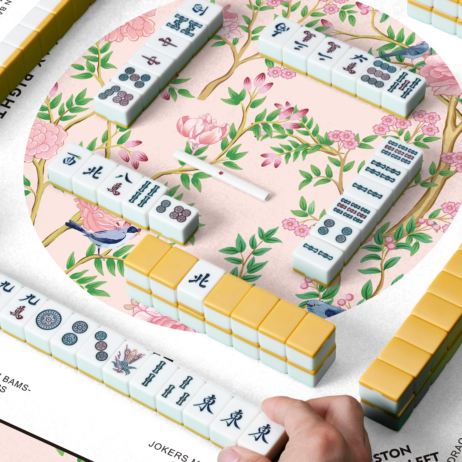 Hillsuren tablecloth is machine washable for easy cleanup