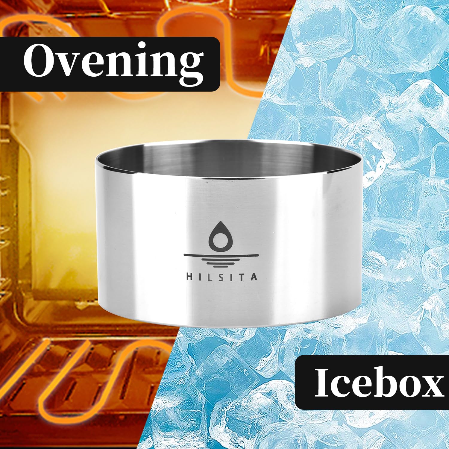 Hilsita rings are dishwasher safe for quick cleanup after baking.