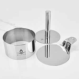Hilsita durable stainless steel construction supports repeated baking sessions.