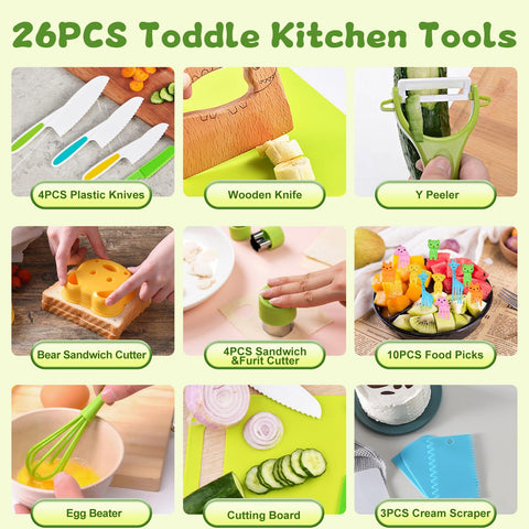 Hilsoeet cream scraper and food picks help finish tasks neatly