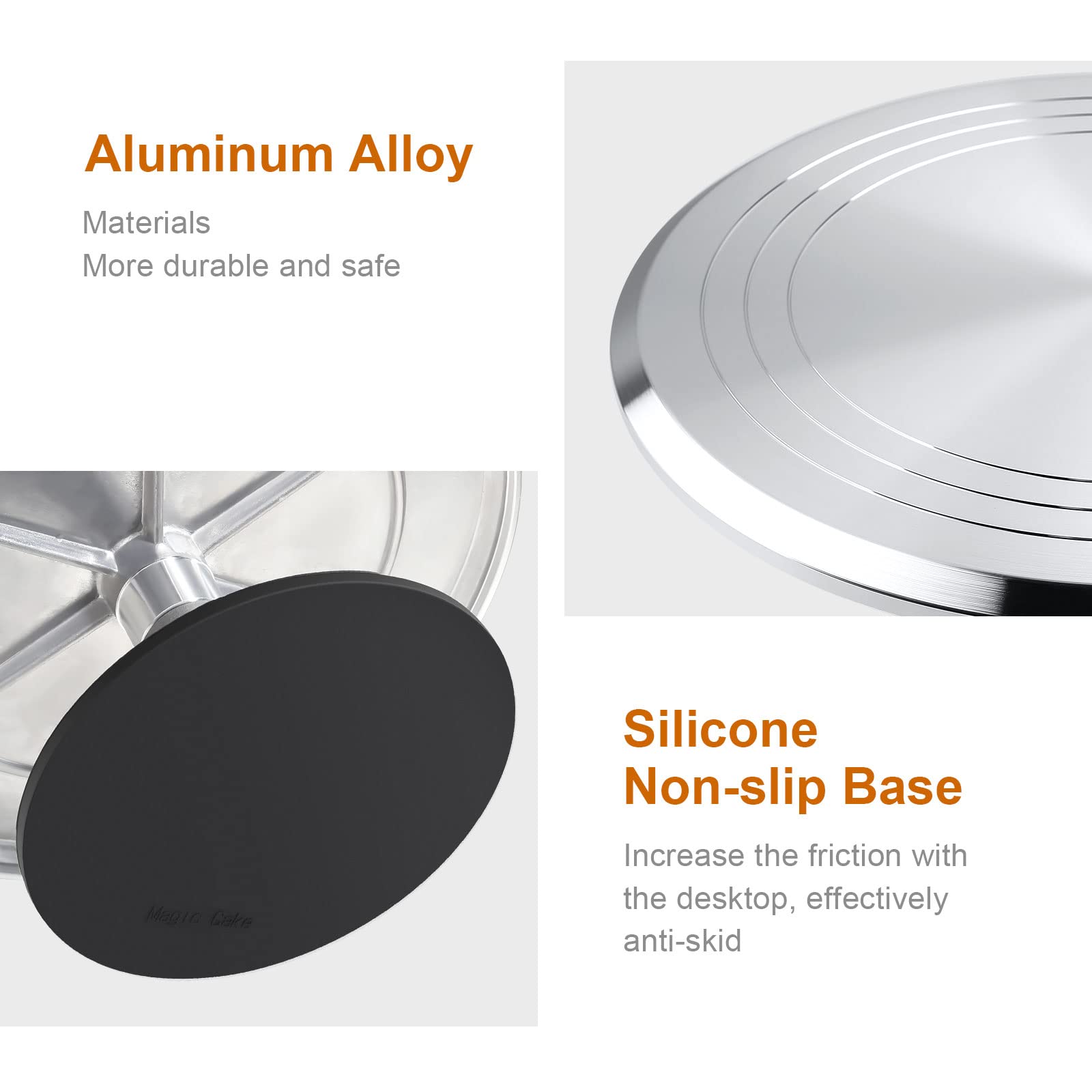 Himaly heavy aluminum construction provides durable stability on countertops