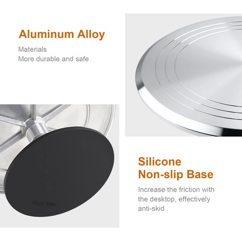 Himaly heavy aluminum construction provides durable stability on countertops