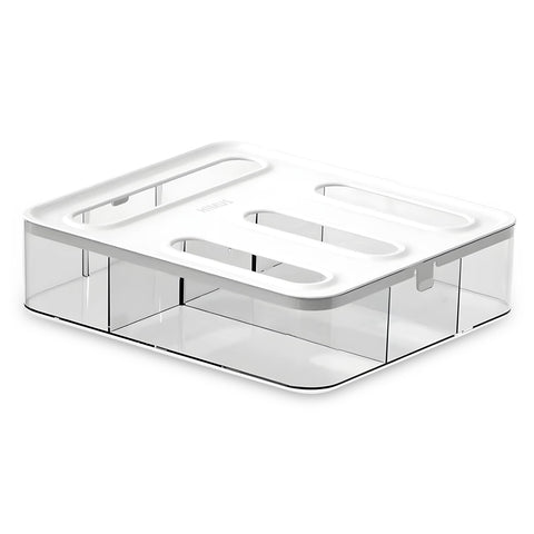 HIMUS 4-in-1 bag organizer in-drawer setup keeps bags neatly organized