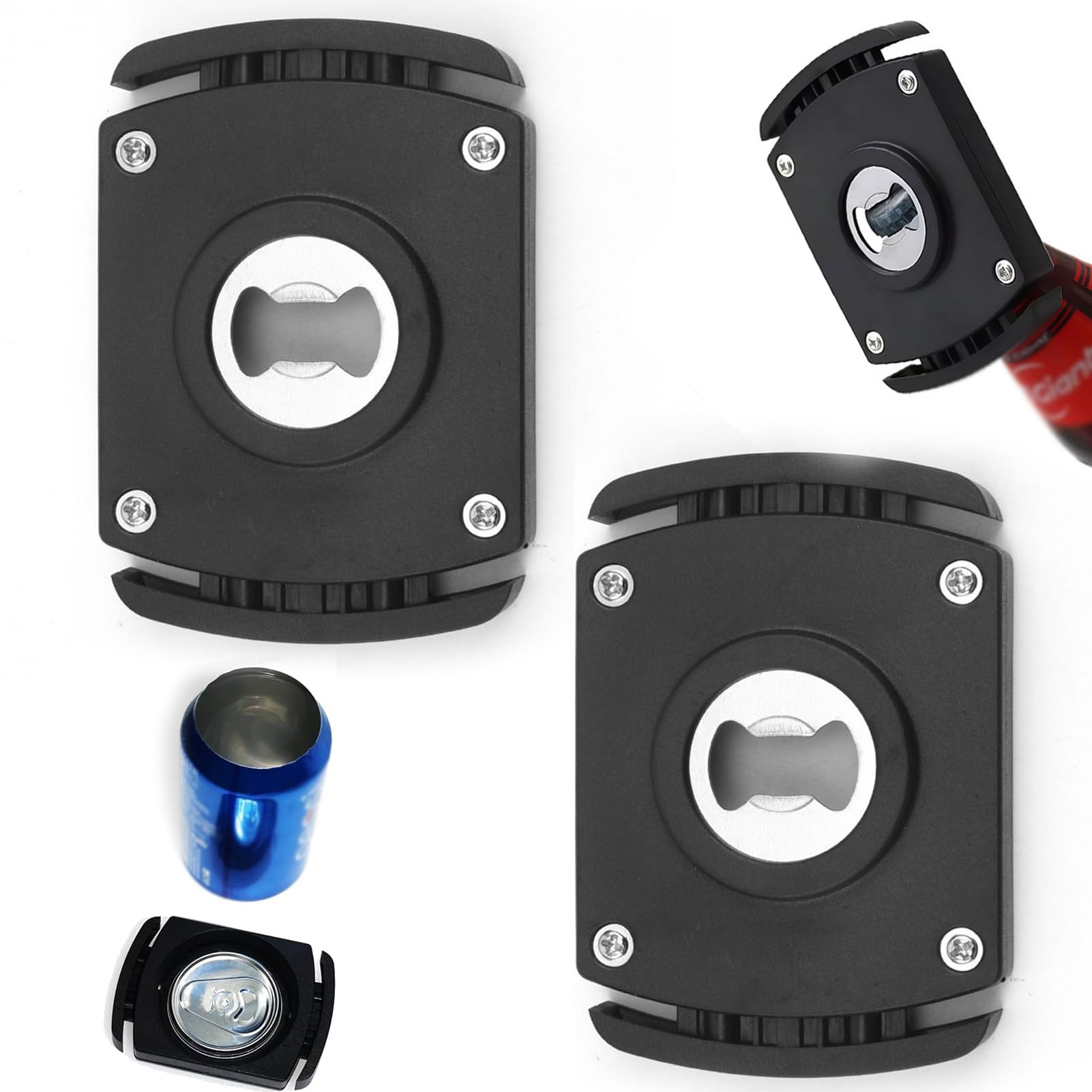 Hinbkenla beer can opener with a smooth edge for easy, safe openings.
