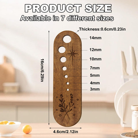 HINGTAI wooden leaf separator highlights patterned holes for tailored stripping.