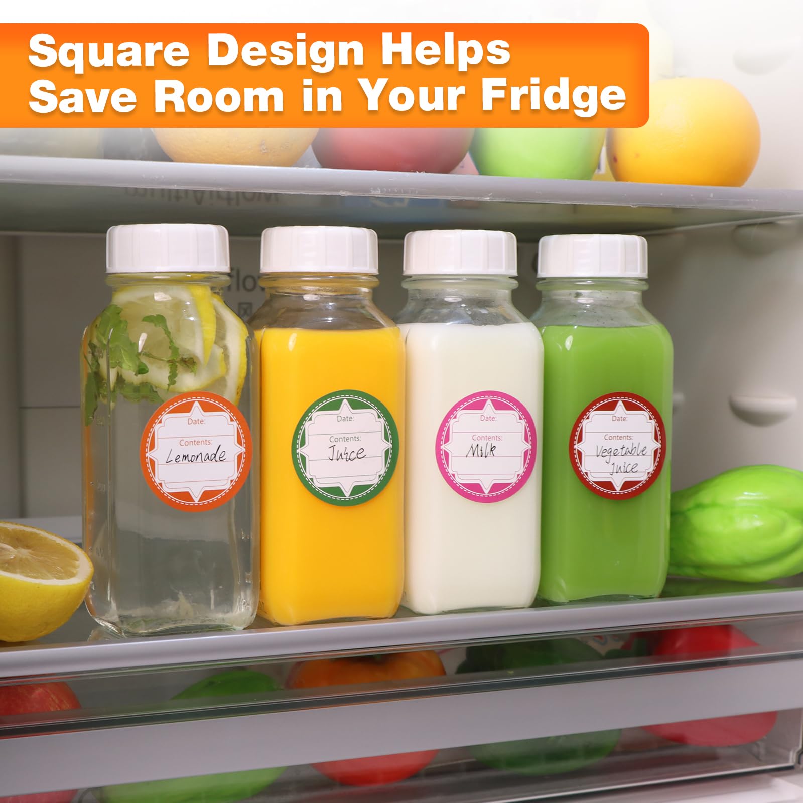 HINGWAH complete set includes labels and sponge brush for organization and cleaning.