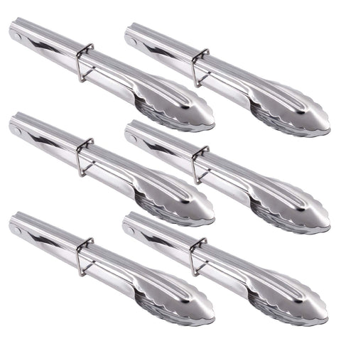 HINMAY mini tongs with clam-shell head for precise appetizer serving