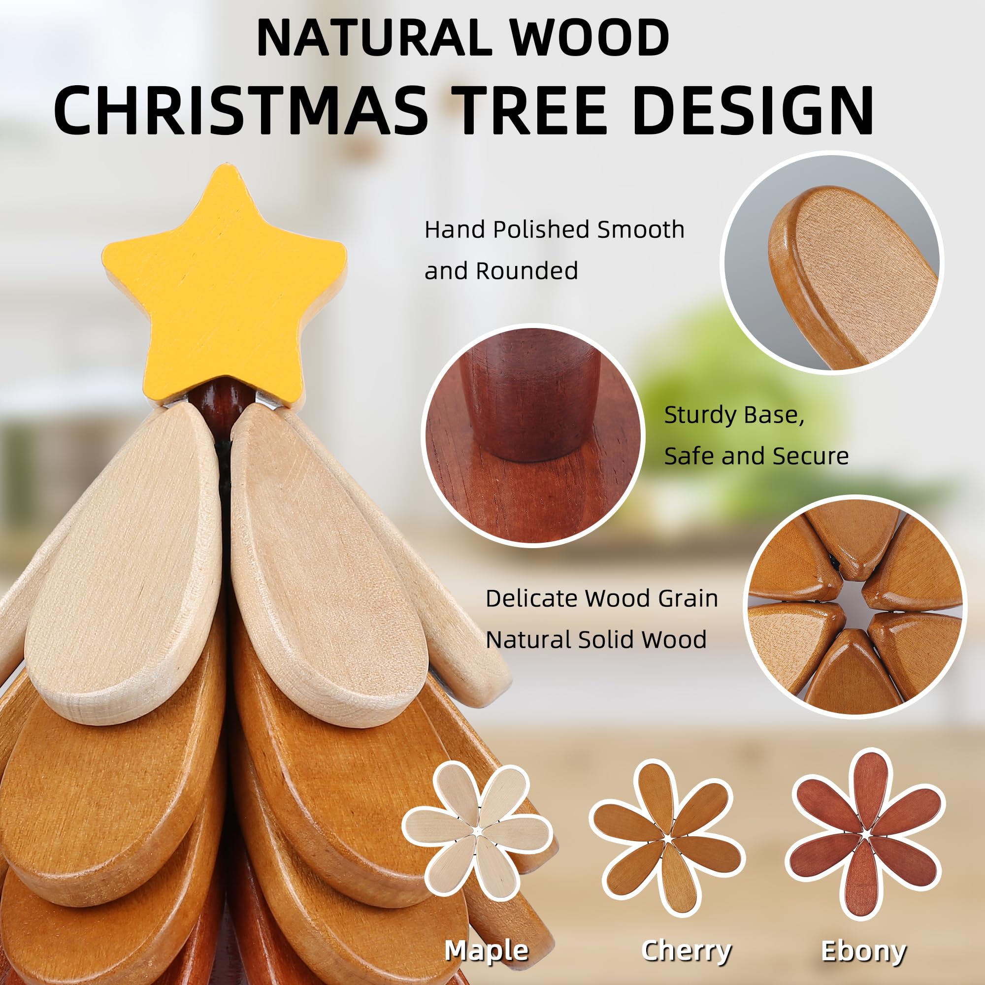 Hinpote Christmas tree trivet on dining table complements dinnerware
