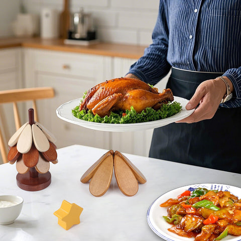 Hinpote trivet-tree gift box ready for holiday kitchen gifting