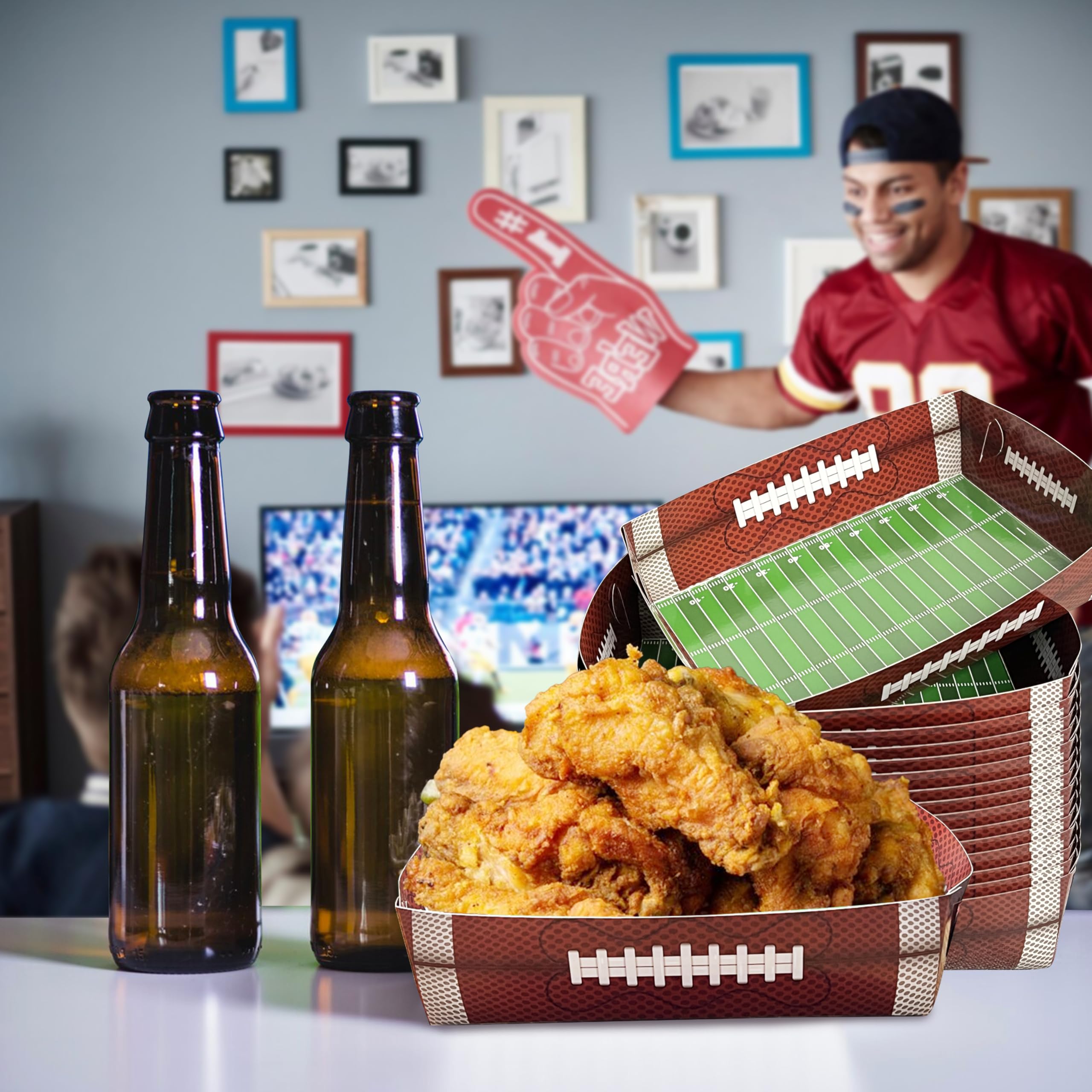 Hipoxa grease-resistant tray keeps fries clean at tailgates