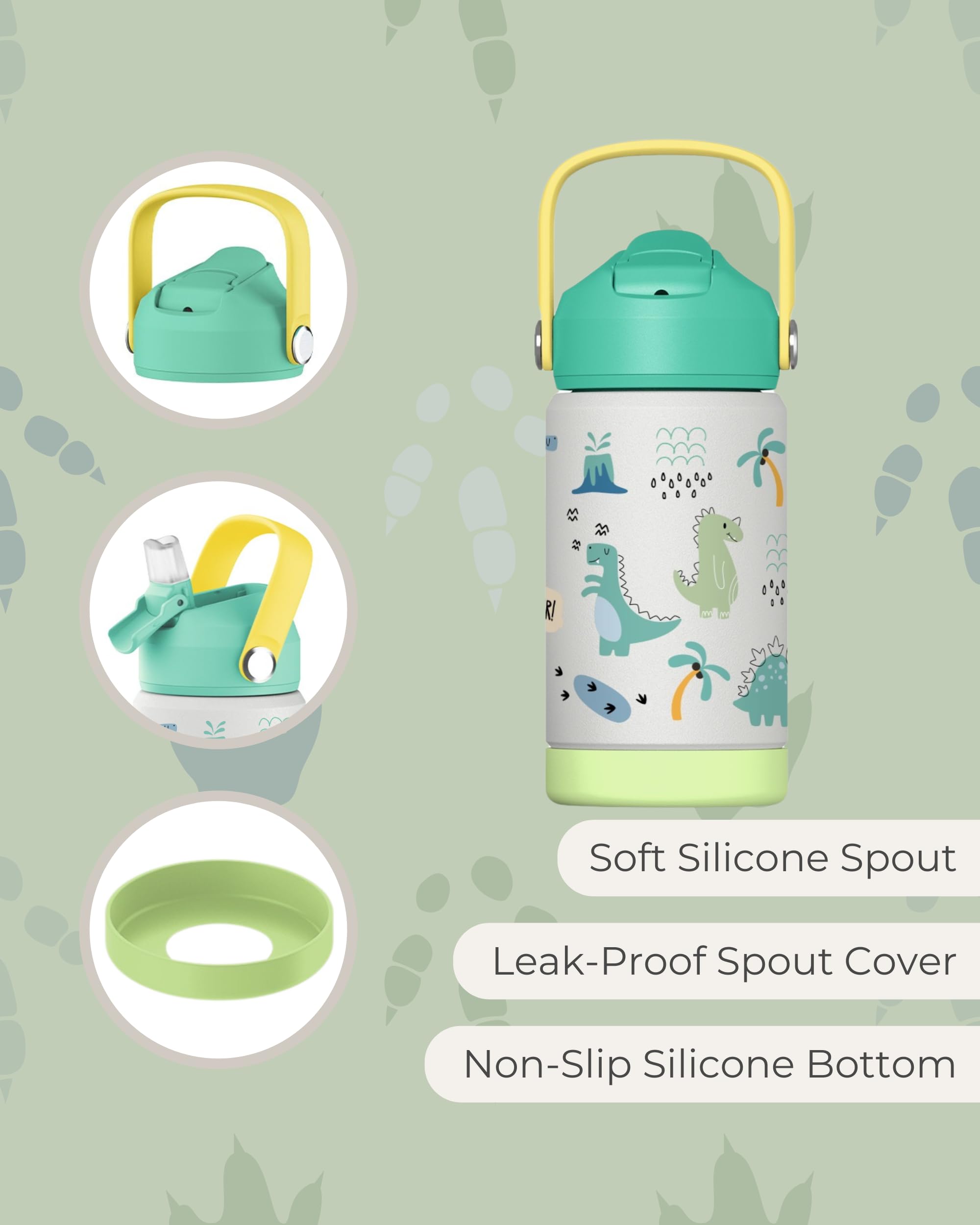 Hippypotamus soft-tip spout lid provides gentle sipping for toddlers
