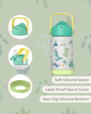 Hippypotamus soft-tip spout lid provides gentle sipping for toddlers