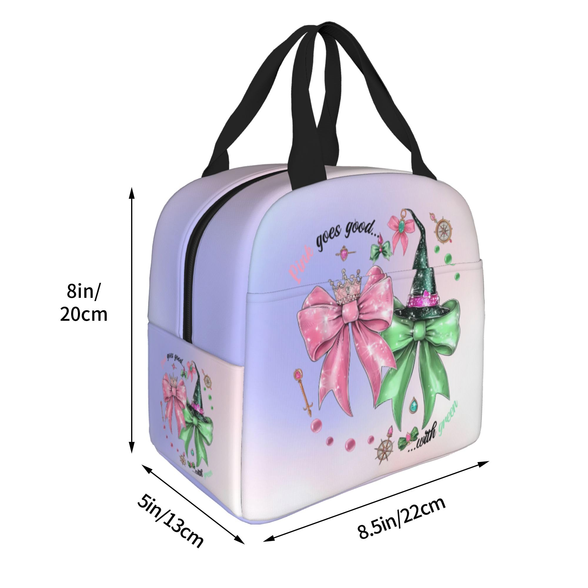 Hirkdiexy Pink Goes Good With Green interior foil lining easy to wipe clean