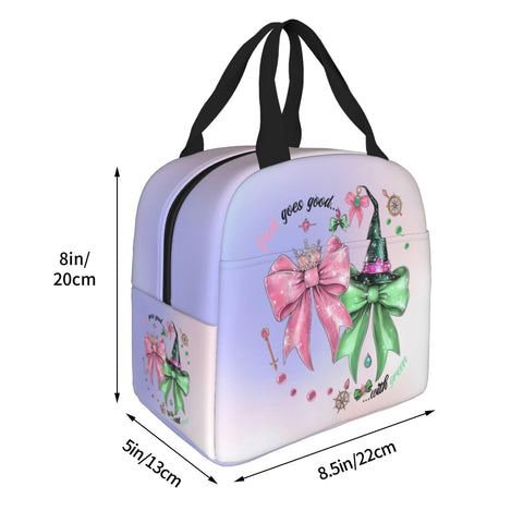 Hirkdiexy Pink Goes Good With Green interior foil lining easy to wipe clean