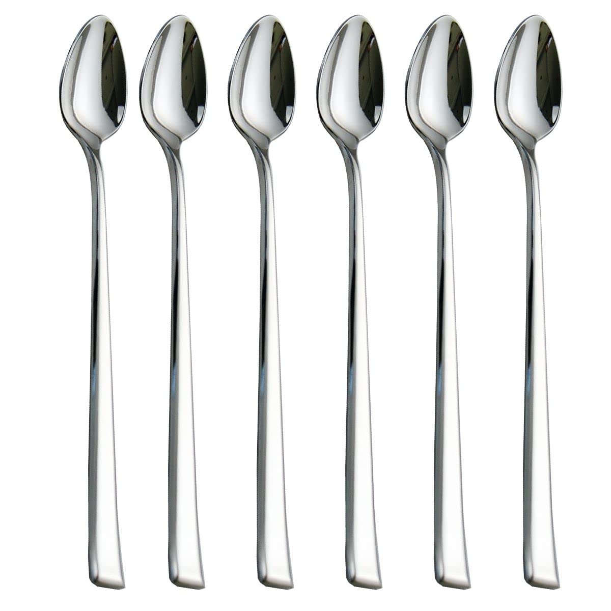 HISSF iced tea spoons with 7-9 inch length for easy tall-glass stirring