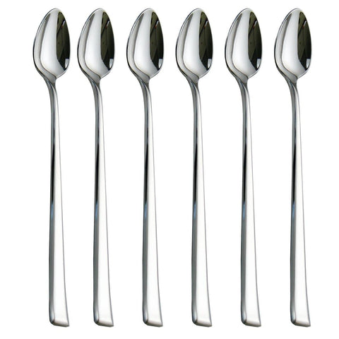 HISSF iced tea spoons with 7-9 inch length for easy tall-glass stirring