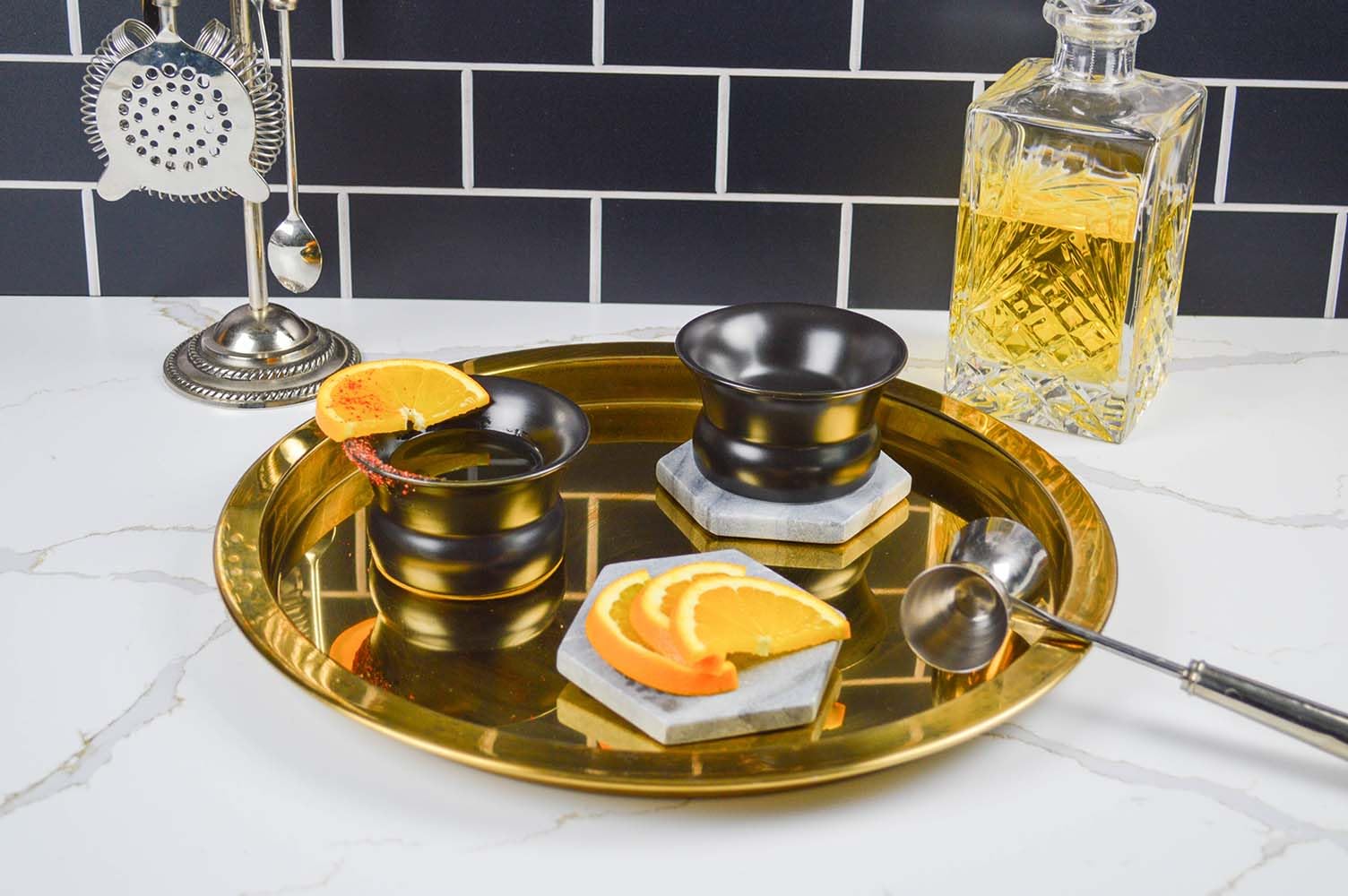 Oaxaca glass shallow bowl design enhances aroma for tequila and mezcal tasting