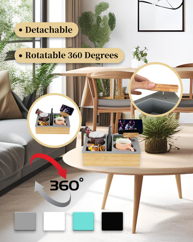 Hitseon 360-degree rotating bracket enables flexible viewing angles.