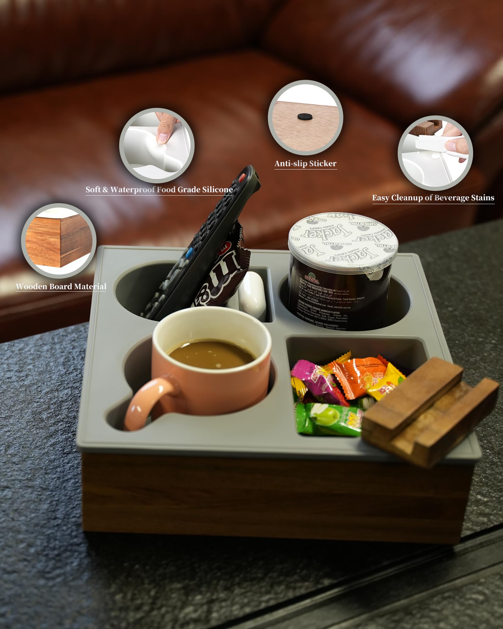 Hitseon removable 360-degree rotating bracket adjusts viewing angles easily