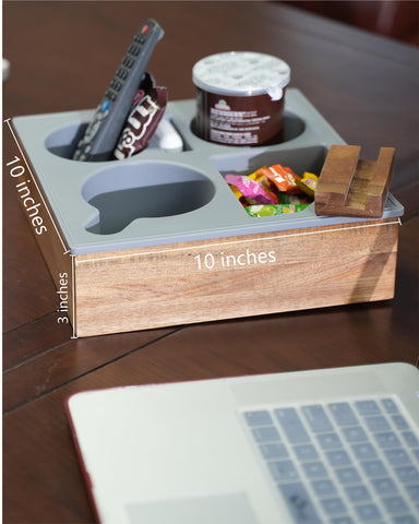 Hitseon waterproof durable tray cleans quickly after snacks and beverages