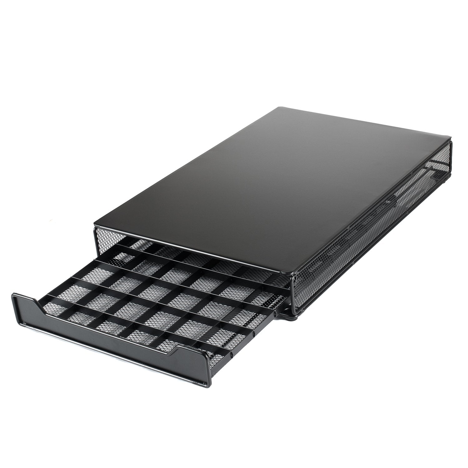 HiveNets espresso pod storage drawer fits modern kitchens with durable metal construction.