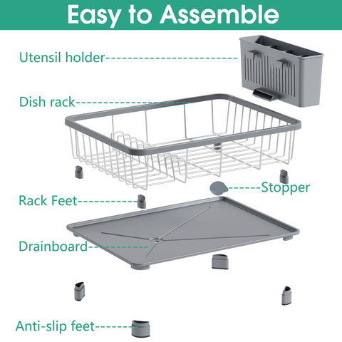 Hiviweer dish rack close-up on carbon steel frame and finish.