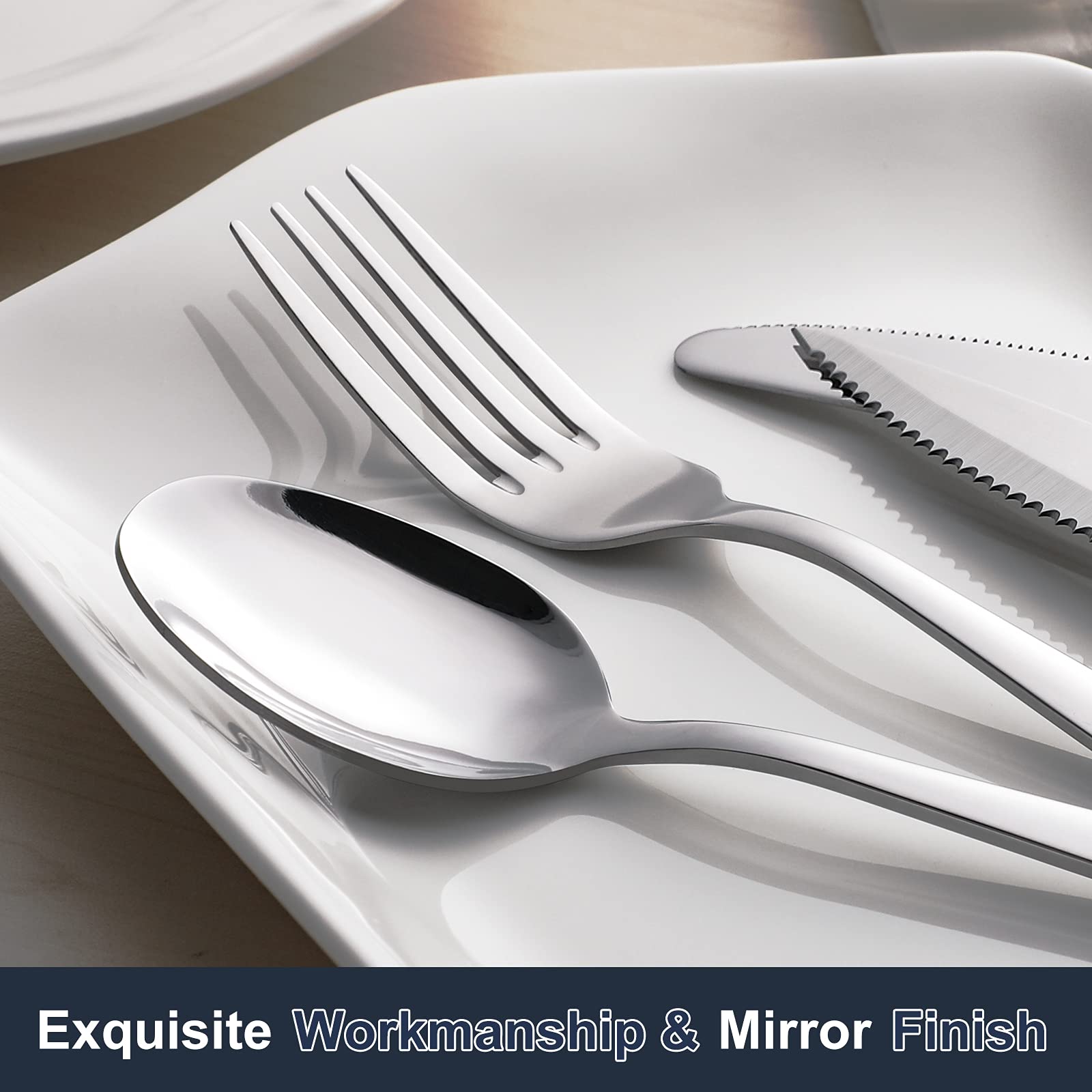 Hiware smooth edge design and comfortable handles improve grip during meals.