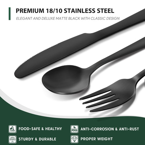 HIWARE eight steak knives included for effortless home slicing