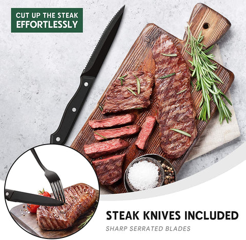 HIWARE ergonomic handle design offers comfortable grip during meals
