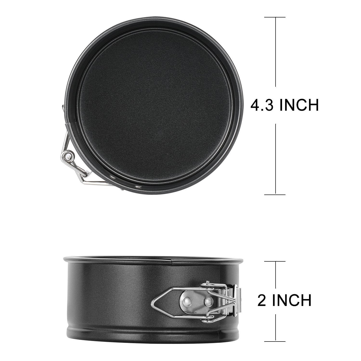 Hiware mini pan for quiche; even heat distribution ensures consistent flavors.