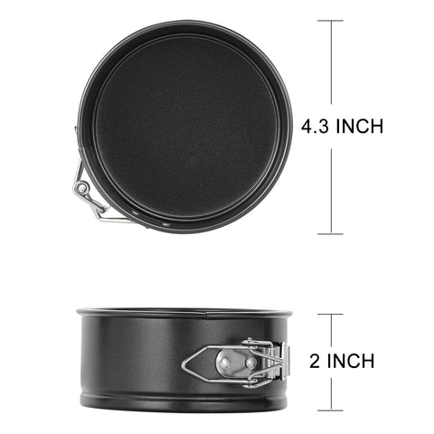 Hiware mini pan for quiche; even heat distribution ensures consistent flavors.