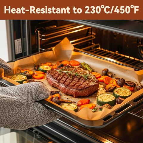 HIWARE oven and microwave safe parchment up to 450°F